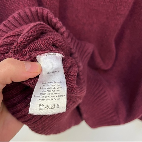 Eddie Bauer Heavy Cotton Half-Zip Sweater - Picture 8 of 8